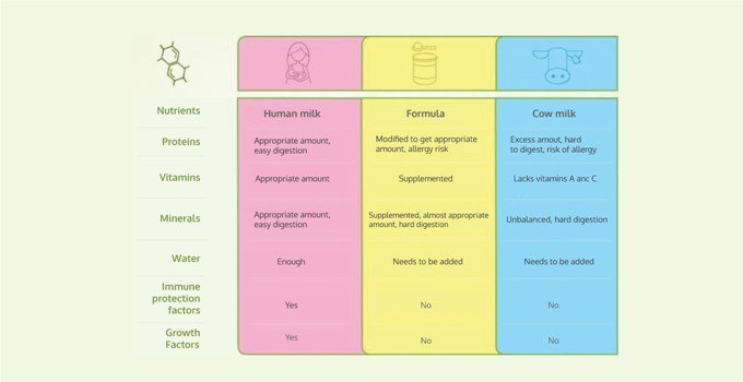 Breast milk composition