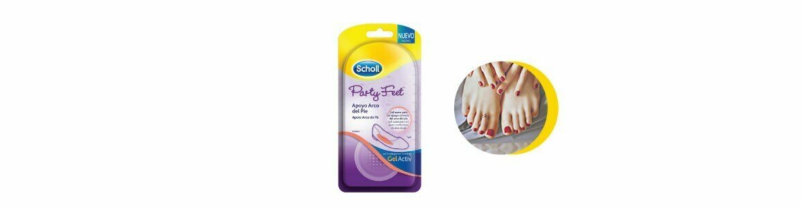 Party feet support insole for arch of 